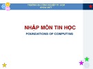 Bài giảng Nhập môn tin học