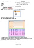 Đề thi học kỳ môn Lập trình Windows nâng cao: Đề số 1 - Trường CĐ Kỹ thuật Cao Thắng