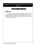 Assessment for the california mathematics standards: Grade 4