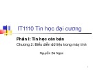 Bài giảng Tin học đại cương: Phần I (Chương 2, Phần 1) - TS.Nguyễn Bá Ngọc