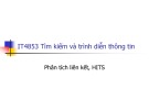 Bài giảng Tìm kiếm và trình diễn thông tin: Bài 22 - TS.Nguyễn Bá Ngọc