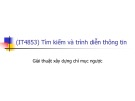 Bài giảng Tìm kiếm và trình diễn thông tin: Bài 5 - TS.Nguyễn Bá Ngọc