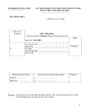 Đề thi lập đội tuyển học sinh giỏi cấp tỉnh Quảng Ninh môn: Tiếng Pháp - Lớp 12 (Năm học 2012-2013)