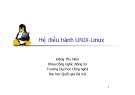 Bài giảng Hệ điều hành Unix-Linux: Giới thiệu môn học - Đặng Thu Hiền