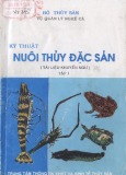 Hướng dẫn nuôi thủy đặc sản: Tập 1