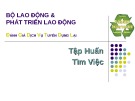 Bài giảng Tập huấn tìm việc