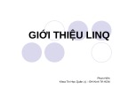 Bài giảng Giới thiệu LINQ - Phan Hiền