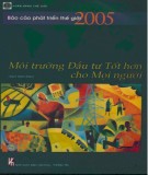 Môi trường đầu tư tốt hơn cho mọi người - Báo cáo phát triển thế giới 2005: Phần 2