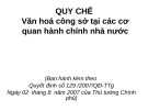 Bài giảng Quy chế Văn hoá công sở tại các cơ quan hành chính Nhà nước