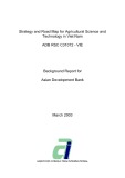 Background report for Asian development bank: Strategy and road map for agricultural science and technology in Viet Nam