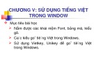 Bài giảng Tin học căn bản: Phần 1 Chương 5 - KS. Lê Thanh Trúc