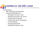 Bài giảng Tin học căn bản: Phần 1 Chương 3 - KS. Lê Thanh Trúc