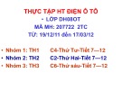 Bài thuyết trình: Thực tập hệ thống điện ô tô