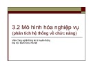 Bài giảng Hệ thống thông tin - Chương 3: Phân tích hệ thống (p2)