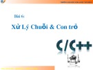 Bài giảng Nhập môn lập trình: Bài 6 - Trần Duy Thanh