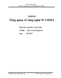 Đồ án tổng hợp: Tổng quan về công nghệ W-CDMA