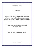 Tóm tắt Luận án tiến sĩ Kỹ thuật: Nghiên cứu thiết kế chế tạo động cơ sử dụng hai nhiên liệu Biogas/Diesel trên cơ sở động cơ một xi lanh tĩnh tại