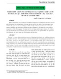 Nghiên cứu khả năng hấp phụ của hạt vật liệu chế tạo từ bùn đỏ Bảo Lộc - Lâm Đồng với các ion kim loại nặng Cu2+ Pb2+ để xử lý nước thải