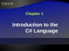 Lecture Windows programming: Chapter 1 - Châu Thị Bảo Hà