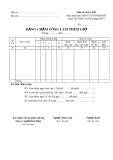 Bảng chấm công làm thêm giờ