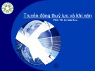 Bài giảng Truyền động thuỷ lực và khí nén - PGS.TS. Lê Anh Sơn