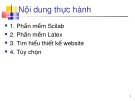 Bài giảng Bài 1: Giới thiệu về Scilab - ĐH Bách Khoa Hà Nội