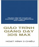 Giáo trình Giảng dạy 3Ds max: Phần 1