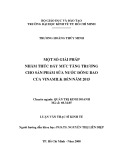 Luận văn Thạc sĩ Kinh tế: Một số giải pháp nhằm thúc đẩy mức tăng trưởng cho sản phẩm sữa nước đóng bao của Vinamilk đến năm 2015