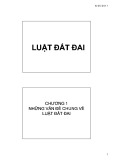 Bài giảng Luật đất đai (2014)