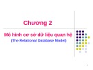 Bài giảng Chương 2: Mô hình cơ sở dữ liệu quan hệ (The Relational Database Model)