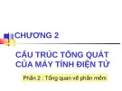 Bài giảng Chương 2: Cấu trúc tổng quát của máy tính điện tử (Phần 2)