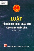 Tìm hiểu về Luật tổ chức Hội đồng nhân dân và Ủy ban nhân dân (sửa đổi): Phần 1