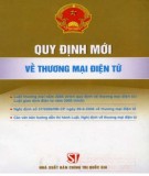 Một số quy định mới về thương mại điện tử: Phần 1