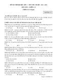 Đề thi thử đại học lần 1 có đáp án môn: Hóa, khối A, B – Mã đề thi 132 (Năm học 2013-2014)