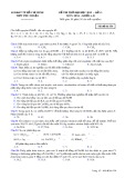 Đề thi thử đại học 2015, lần 1 môn: Hóa, khối A, B - Trường THPT Phú Nhuận (Mã đề thi 356)