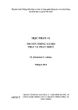 Học phần 11: Truyền thông xã hội phục vụ phát triển
