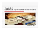 Bài giảng Kiểm toán 2: Chuyên đề 4 - PGS.TS. Vũ Hữu Đức