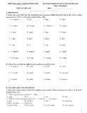 English written test for gifted STS