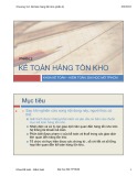 Bài giảng Kế toán tài chính 1: Chương 3 (phần 2) - TS. Vũ Hữu Đức