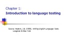 Bài giảng môn Phương pháp kiểm tra và đánh giá học tập: Chapter 1 - Phan Thị Thu Nga