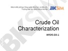 Bài giảng Crude Oil Characterization: HYSYS Oil-1