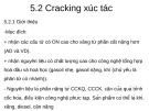 Bài giảng Chương 5.2: Cracking xúc tác