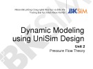 Dynamic modeling using unisim design: Unit 2 - Pressure flow theory