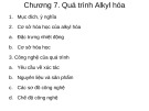 Bài giảng Chương 7: Quá trình Alkyl hóa