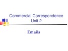 Lecture Commercial Correspondence: Unit 2 - Nguyễn Mai Hương (p1)