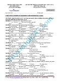 Đề thi thử THPT quốc gia, lần 2 có đáp án môn: Tiếng Anh - Mã đề thi 223 (Năm học 2014-2015)
