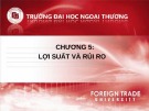 Bài giảng Đầu tư chứng khoán: Chương 5 - Nguyễn Thị Thu Huyền