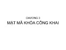Bài giảng An ninh mạng: Chương 3 - ThS. Trần Bá Nhiệm