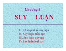 Bài giảng Chương 5: Suy luận