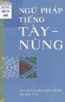 Ngữ pháp thường gặp ở tiếng Tày - Nùng: Phần 1